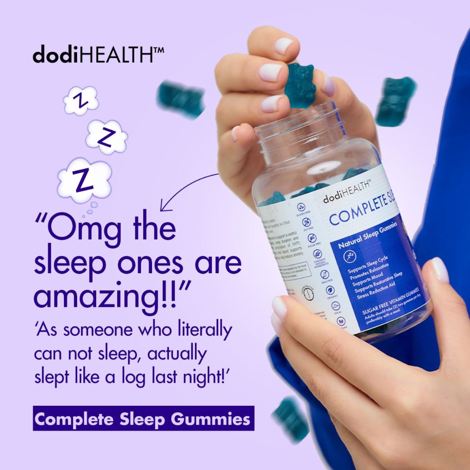 Dodi Health Complete Sleep Gummies - British product