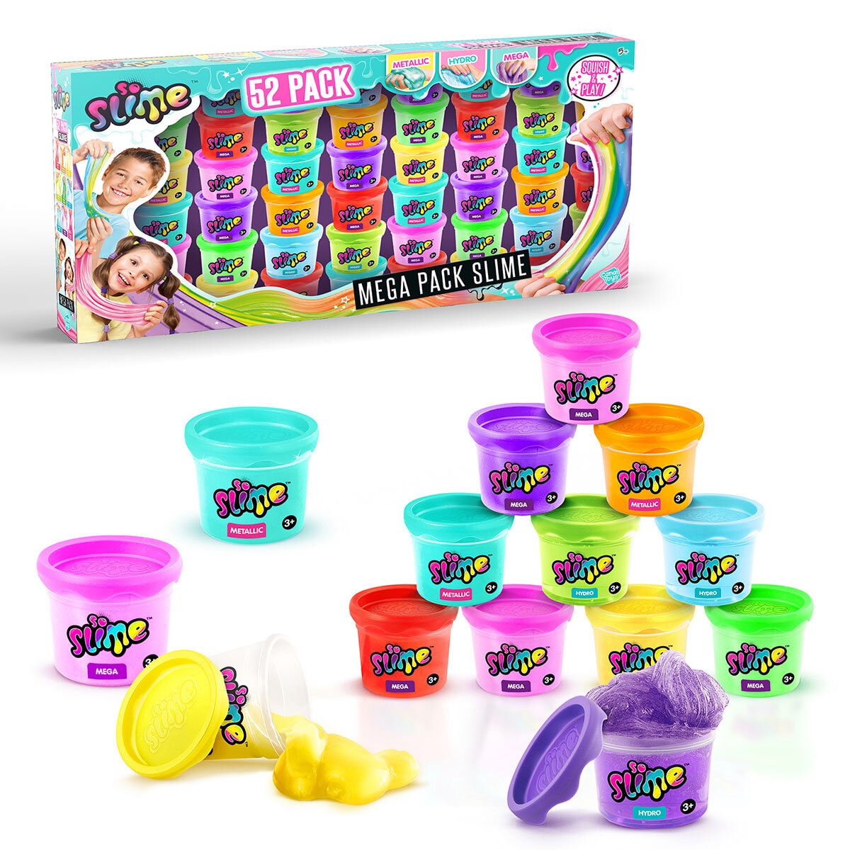 So Slime 52 Pack of Assorted Slimes (6+ Years) GOODS Costco UK