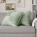 Velvet Pleated Cushion 2 Pack, 50 x 50 cm GOODS Costco UK