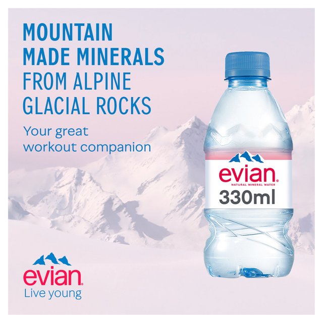 Evian Still Mineral Water   12 x 330ml GOODS M&S   