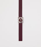 LOEWE reversible leather belt with Bombe Anagram, 1cm width (British brand)