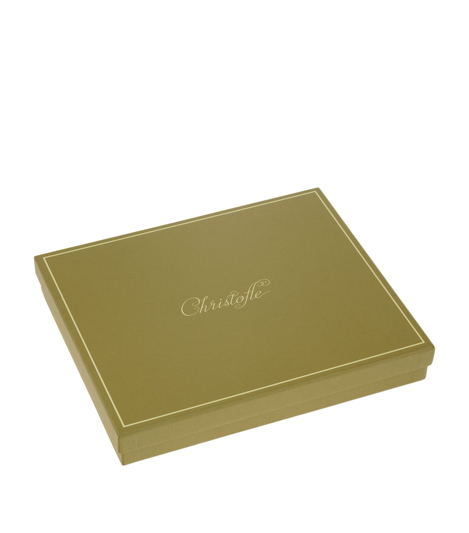 Christofle Les Fables fotoramme i rustfritt stål 13 cm x 18 cm - Britisk produkt