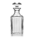 Baccarat square whiskey decanter in clear crystal 900ml - British product