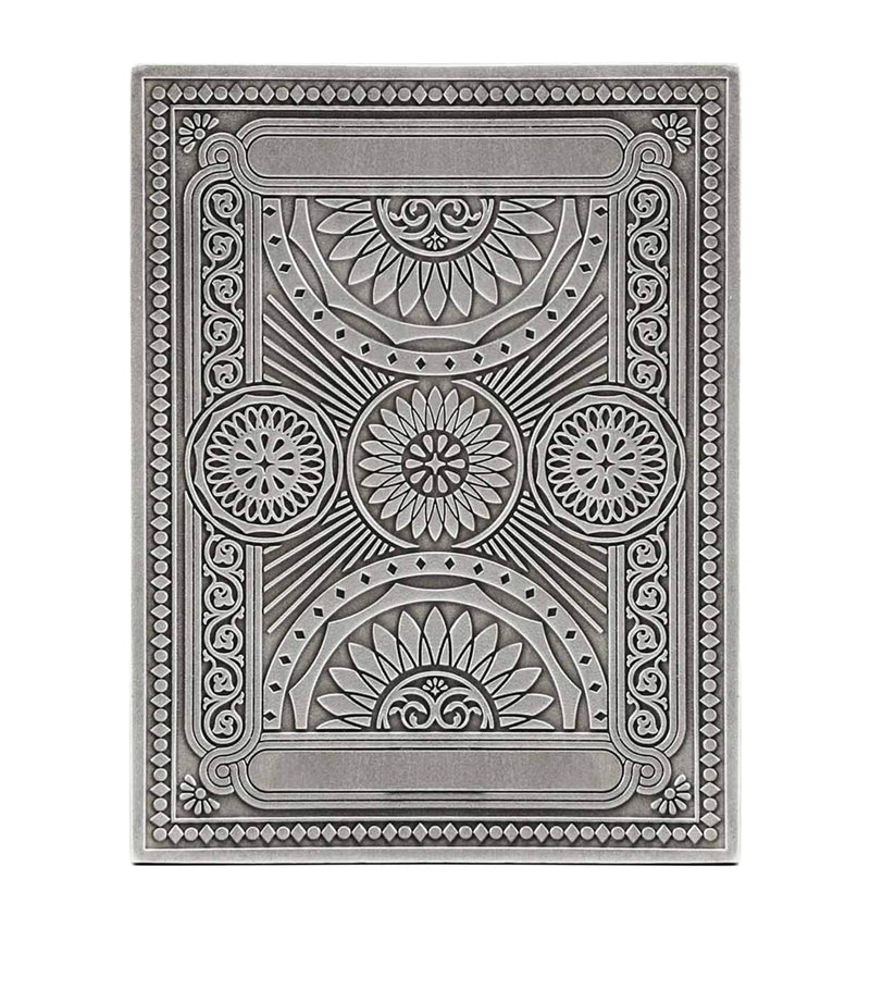 Royal Selangor Ace playing card box rubberwood and pewter, UK version