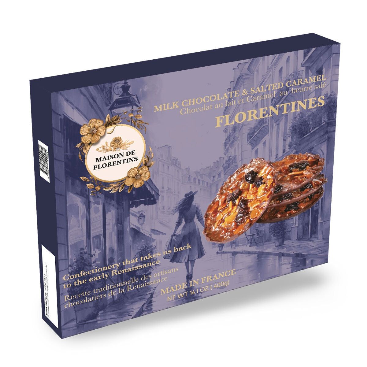 Maison De Florentins Milk Chocolate & Salted Caramel Florentines, 400g GOODS Costco UK