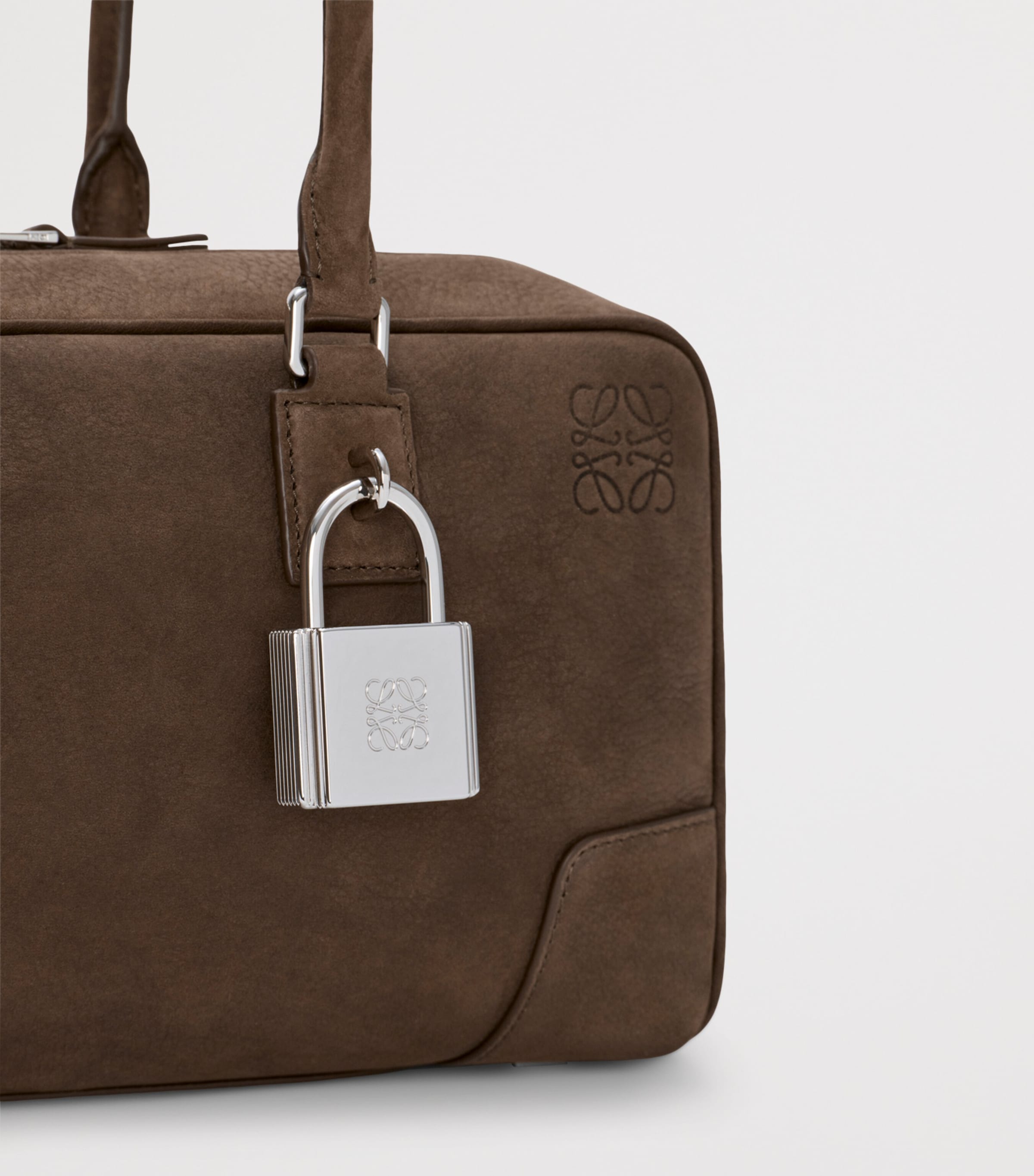 LOEWE Suede Amazona 31 top-handle bag from Spain, UK version