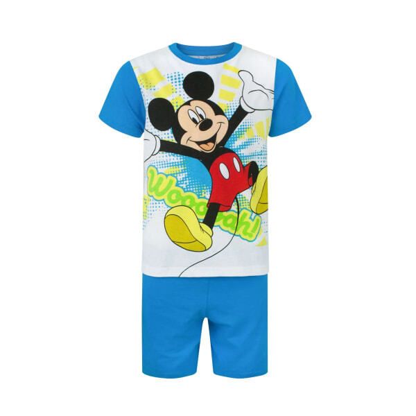 Disney Kids Woah Mickey Mouse Short Pyjama Set (4 Years)