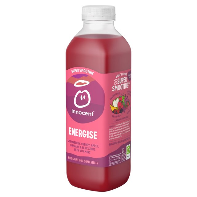 Innocent Super Smoothie Strawberry & Cherry with Vitamins   750ml GOODS M&S   