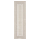 Glitz Ivory Border Runner, 69 x 229 cm GOODS Costco UK