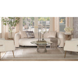 Nourison Glitz Ivory Border Area Rug Multiple Sizes, UK version