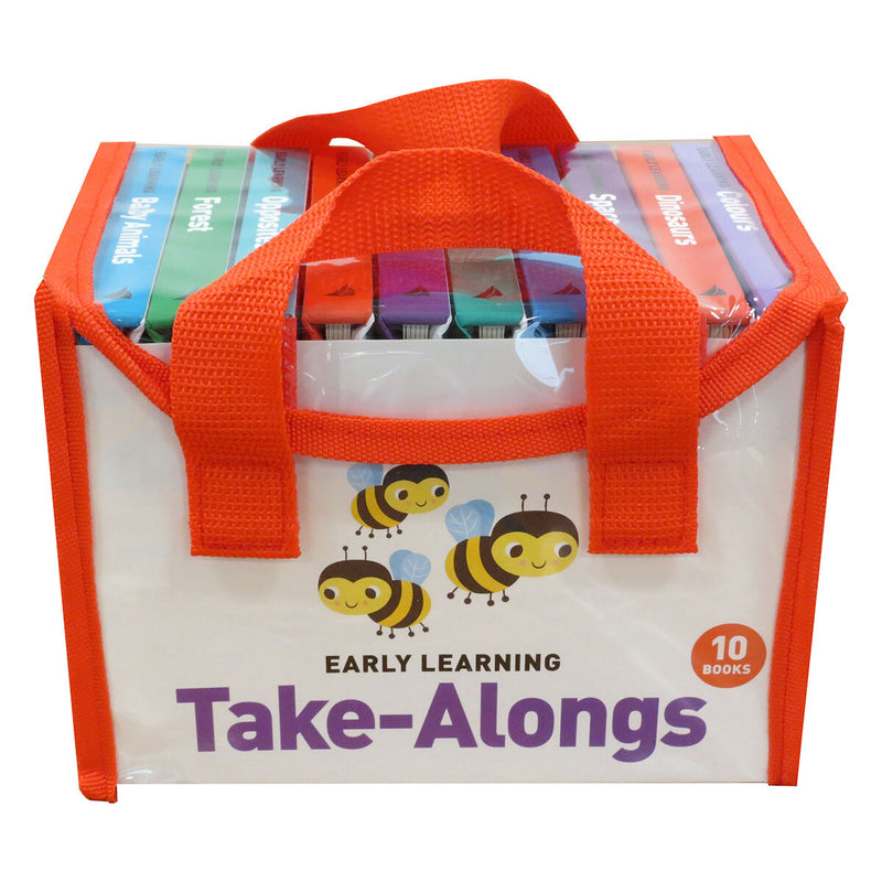 Carry Along board books set of 10 in carry bag (British brand)