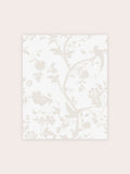 Laura Ashley White Oriental Garden Pearlescent wallpaper 10m - British product