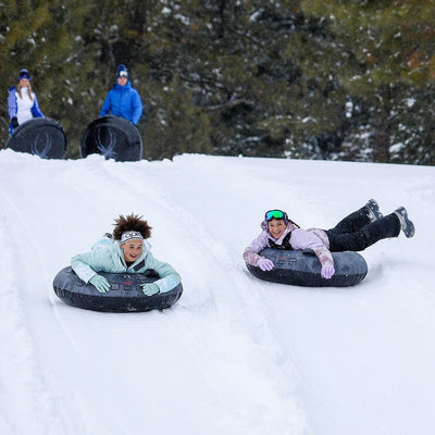 Spyder Rush aufblasbare Schneetube Grau Schwarz 2,7 kg