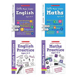مجموعة تدريب Scholastic SATs - 4 كتب، مستوردة من المملكة المتحدة