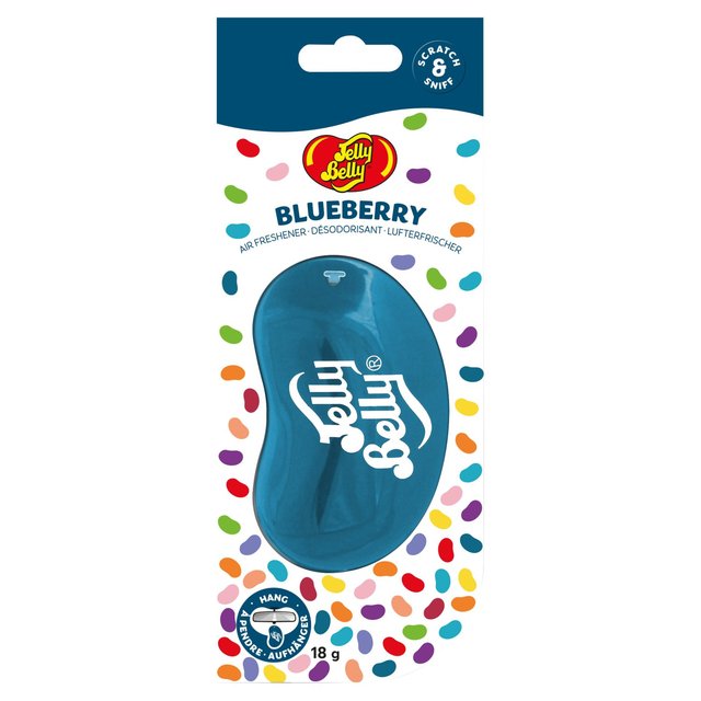 Jelly Belly 3D Car Hanging  Air Freshener Blueberry