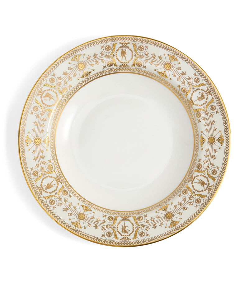 Wedgwood bone china Bacchus Rim soup plate 23cm (British brand)