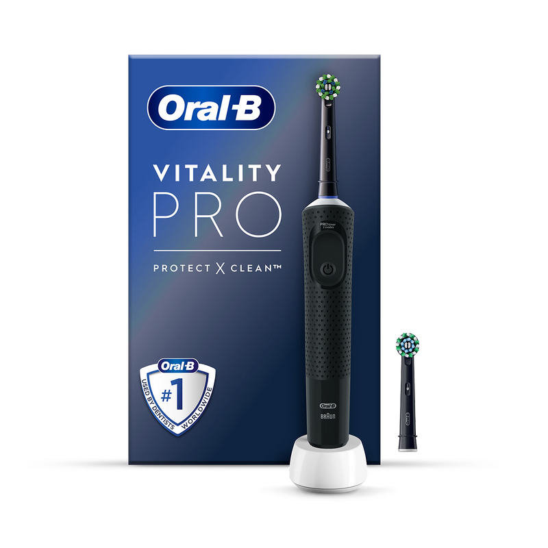 Oral-B Vitality PRO electric rechargeable toothbrush black, imported from the UK