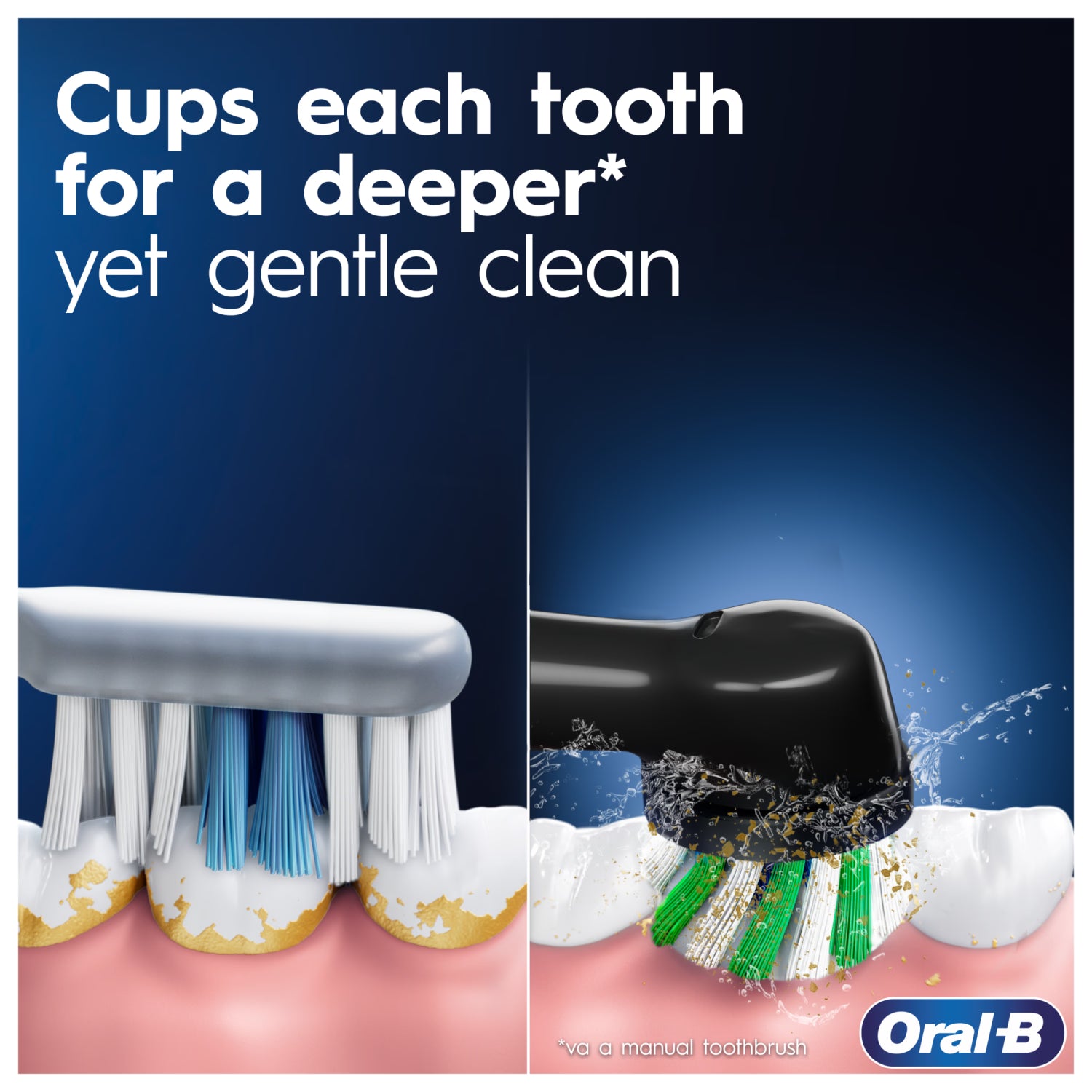 Oral-B Vitality PRO electric rechargeable toothbrush black, imported from the UK