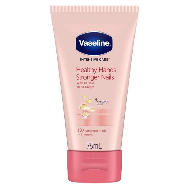 Vaseline Intensive Care Healthy Hands + Stronger Nails Hand Cream   75ml GOODS M&S   