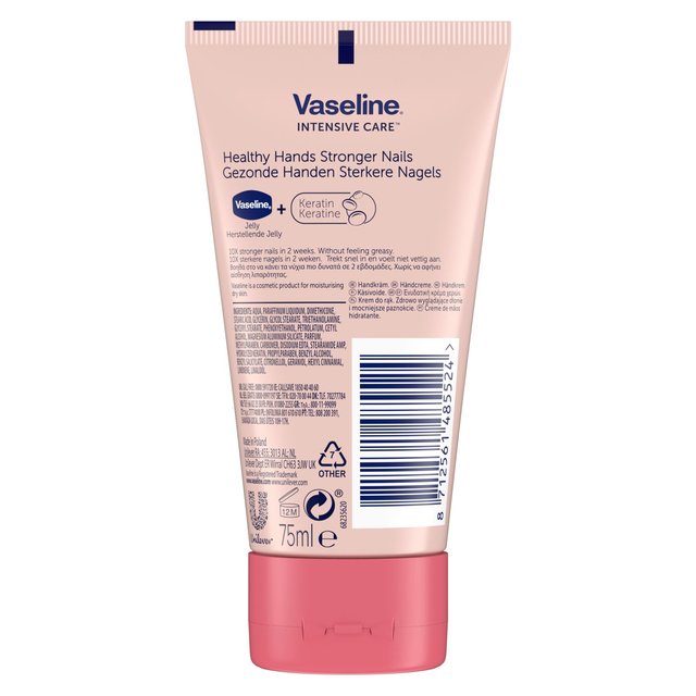 Vaseline Intensive Care Healthy Hands + Stronger Nails Hand Cream   75ml GOODS M&S   