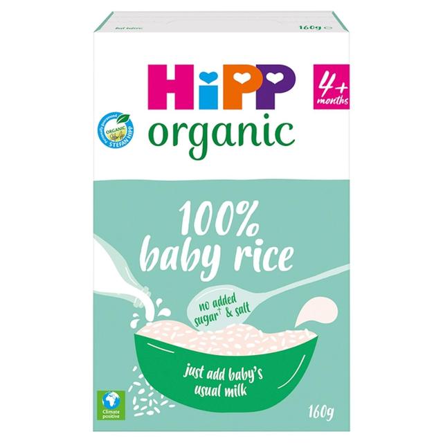 HiPP Organic 100% Baby Rice 4+ Months    160g