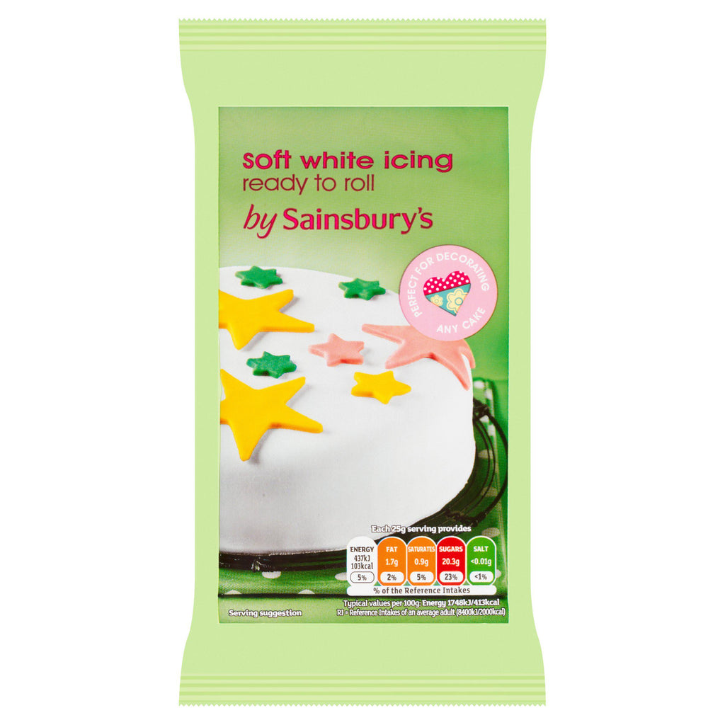 Sainsbury's Ready to Roll White Icing 500g