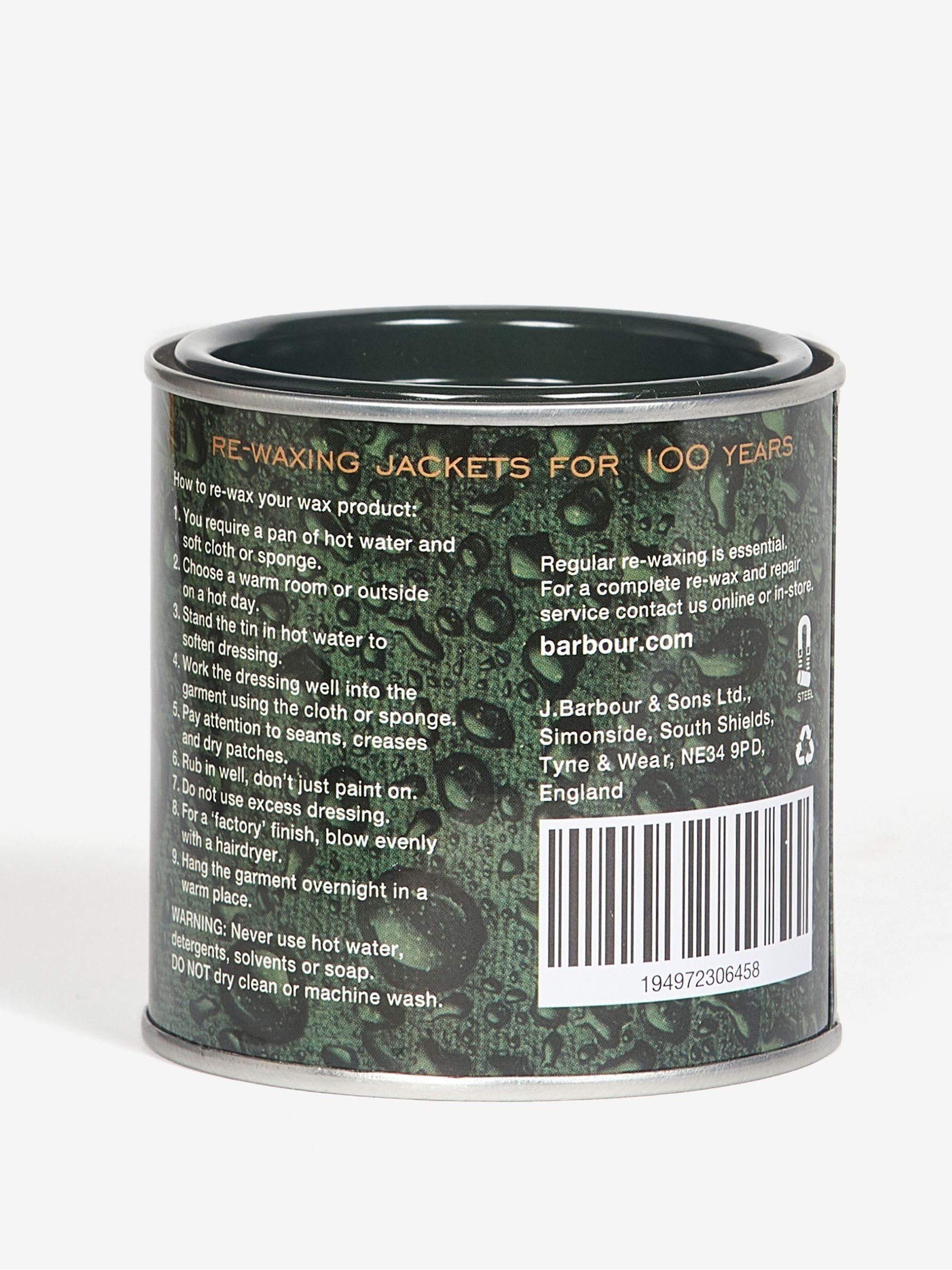 علبة Barbour Natural Wax Thornproof dressing، مستوردة من المملكة المتحدة