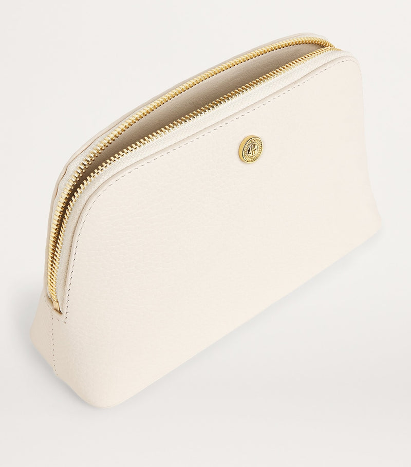Harrods small pebbled leather cosmetics bag (British brand)