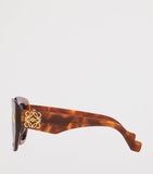 LOEWE square screen sunglasses gold-tone accents acetate - British product