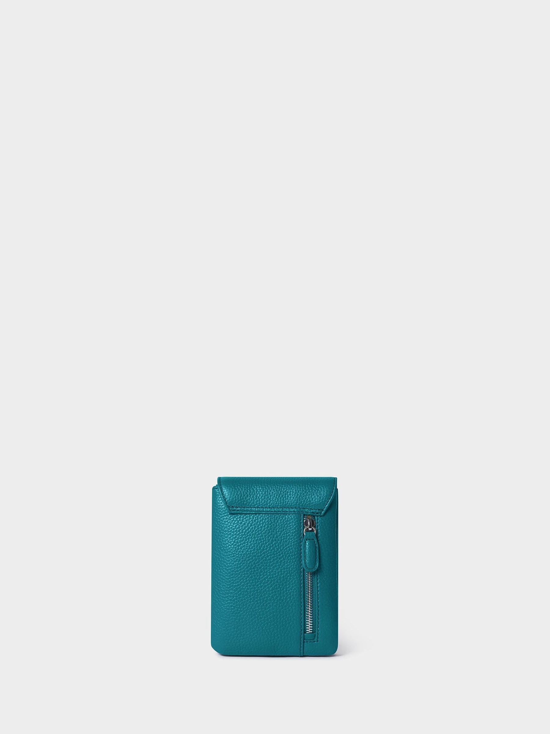 Osprey London Black Madison leather phone bag, UK version