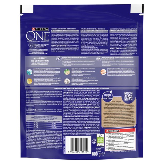 Purina One Chicken Dry Cat Food    800g GOODS M&S   