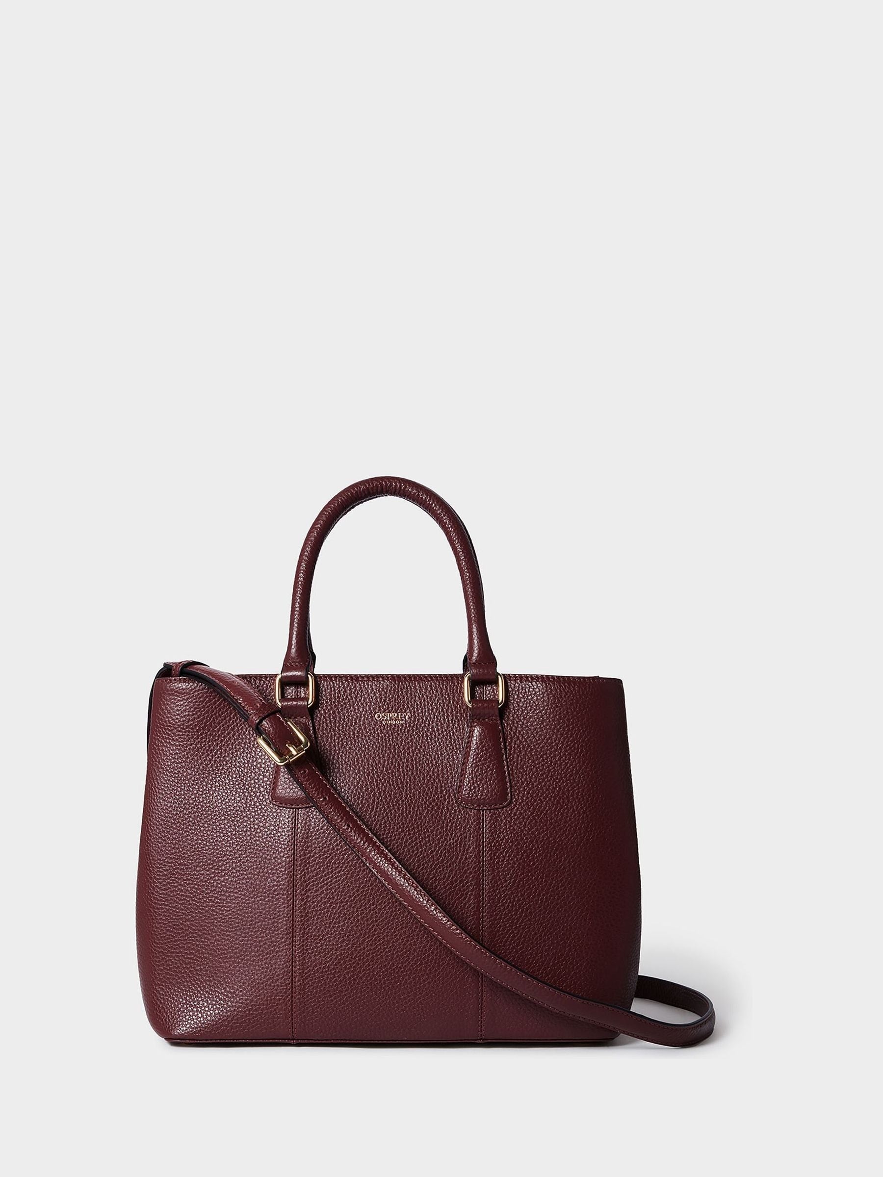 Osprey London Red The Adaline Leather Work Bag