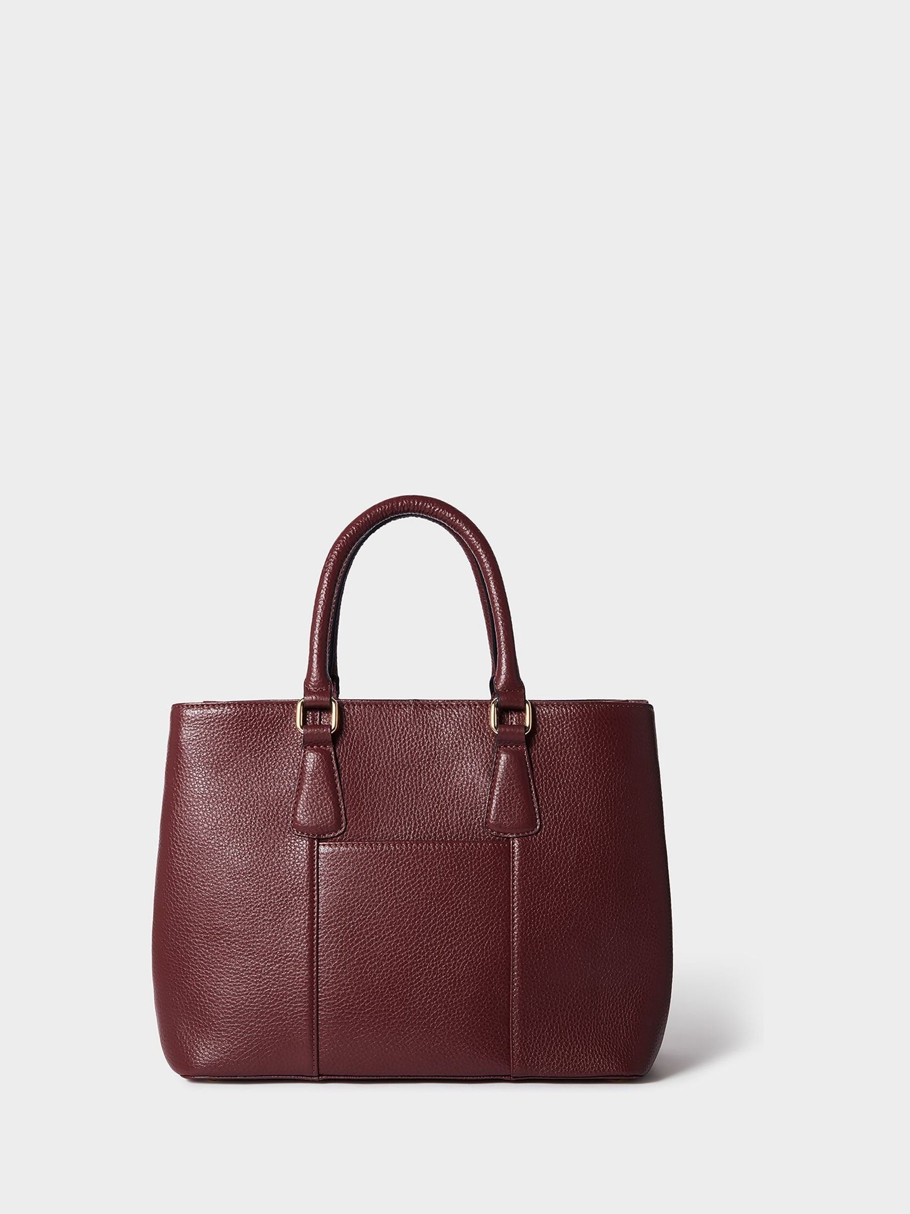 Osprey London Red The Adaline Leather Work Bag