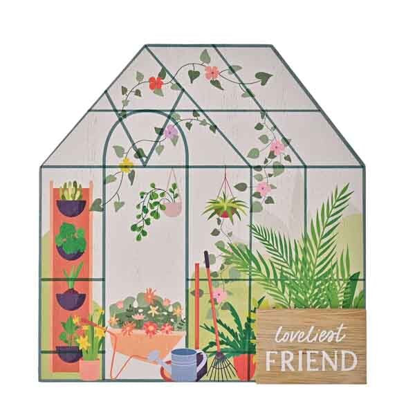 The Cottage Garden 3D Greenhouse Plaque 'Friend' GOODS Superdrug   