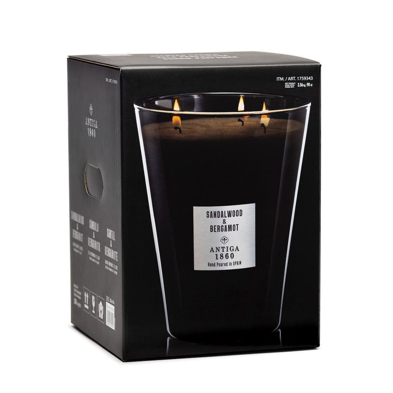 Antiga 1860 3 Wick Candle in Sandalwood Bergamot
