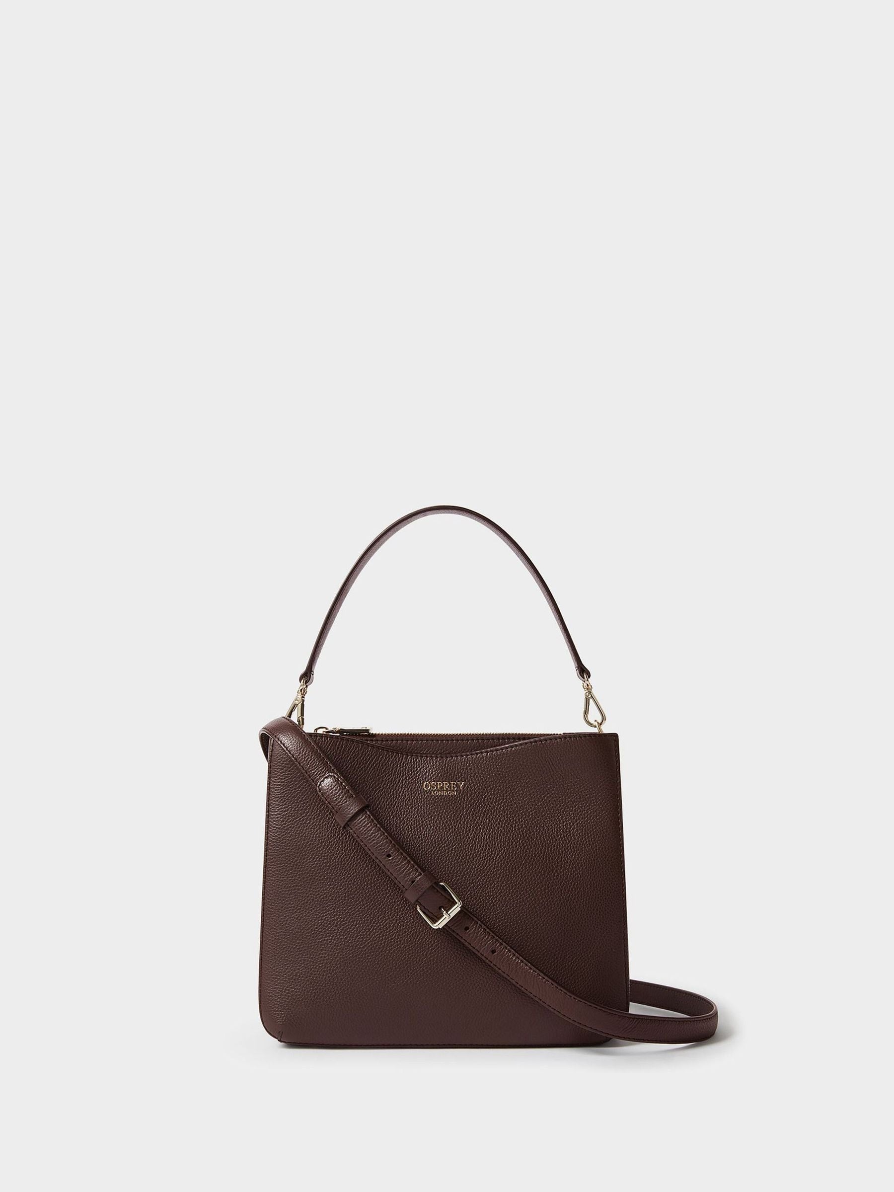 Osprey London Brown The Winchester Leather Grab Bag