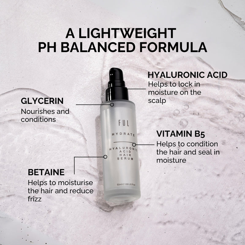 FUL Hyaluronic Acid Hair Serum 50ml (British brand)