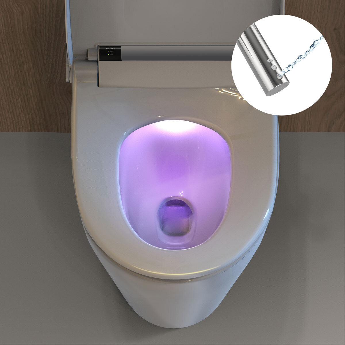 VOVO Bidet Smart Toilet Seat in White GOODS Costco UK