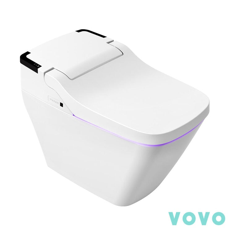 VOVO white smart toilet TCB-090SA with vertical or horizontal drainage (British brand)