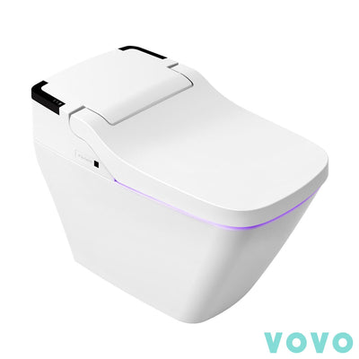 VOVO Smart Bidet Toalett TCB-090SA i Hvit med Vertikal eller Horisontal Avløp