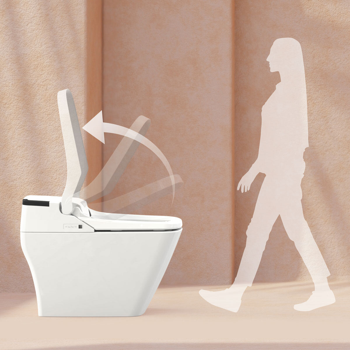 VOVO Smart Toilet in White - TCB-090SA with Vertical or Horizontal drainage GOODS Costco UK