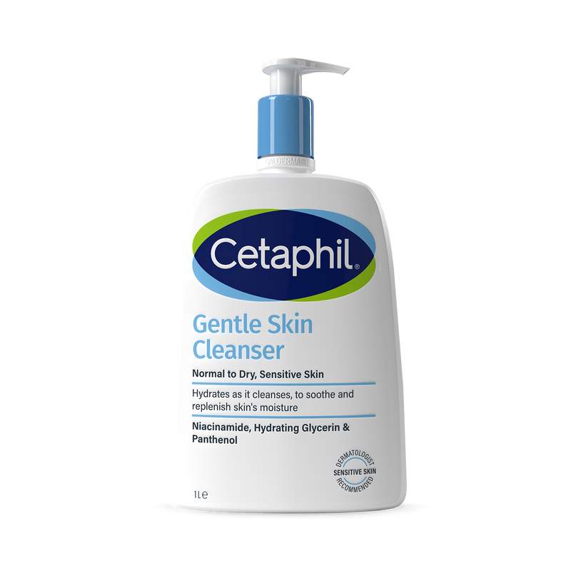 Cetaphil gentle skin cleanser face wash 1L, imported from the UK