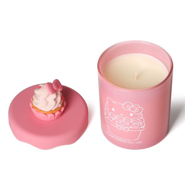 Hello Kitty Bakery Strawberry Cupcake scented candle 206g, imported from the UK