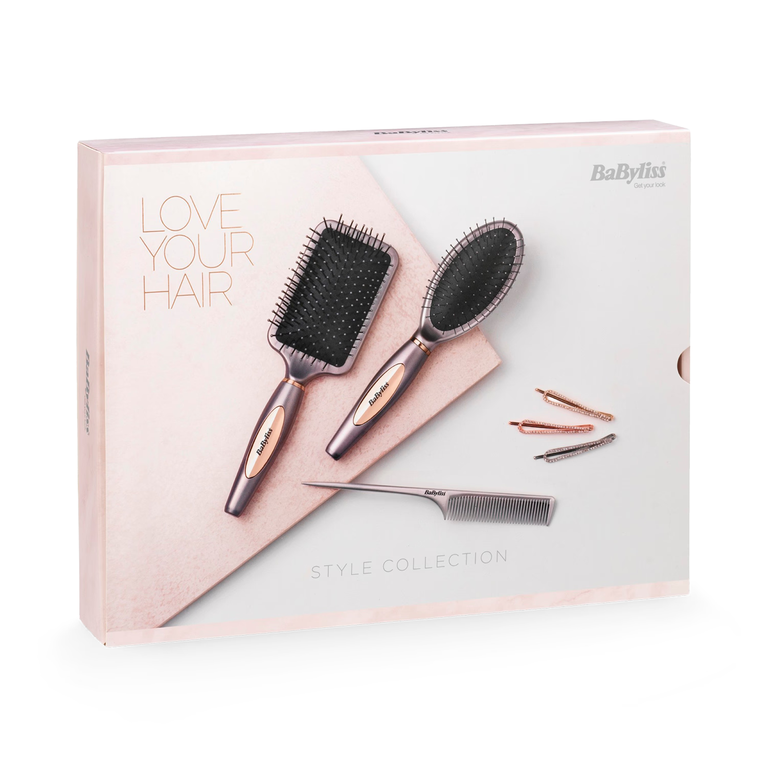 BaByliss styling collection gift set with brushes and comb, imported from the UK