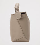 LOEWE Mini Puzzle Edge top-handle bag in calfskin, imported from the UK