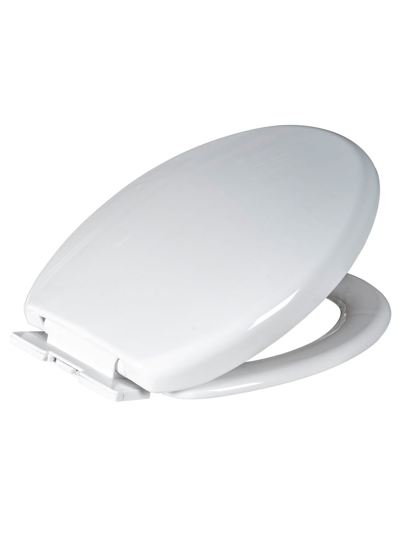 Showerdrape White Toledo toilet seat (British brand)