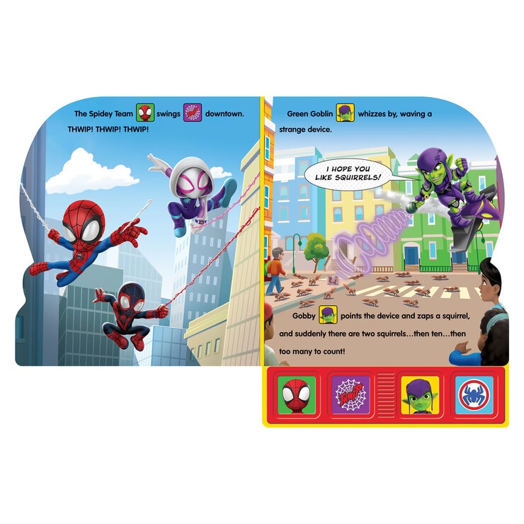 Spidey and Gabby giant sound book 37cm, imported from the UK