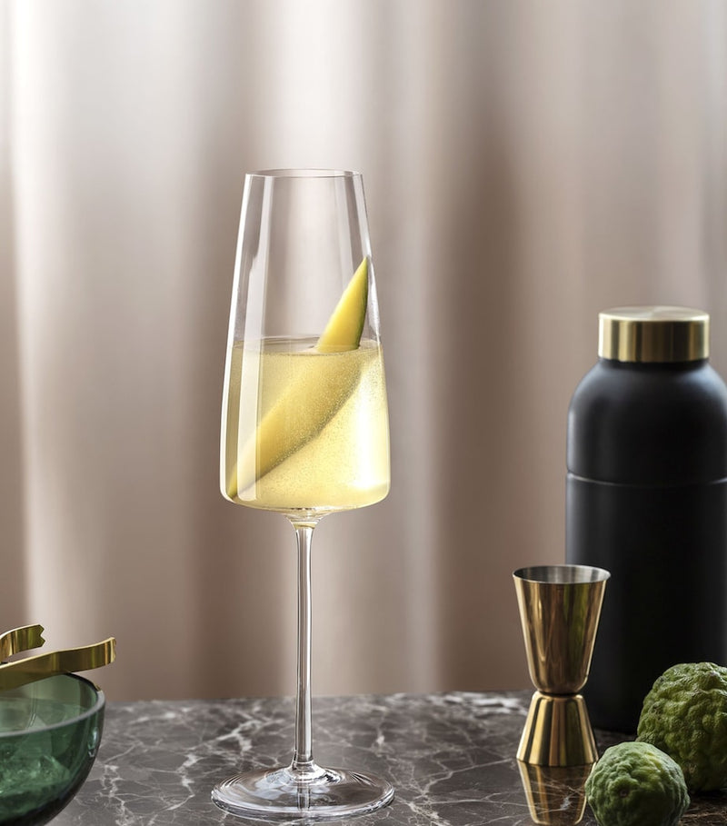 Villeroy & Boch crystal MetroChic champagne flutes 120ml (British brand)
