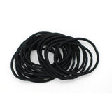 Thin Snag Free Hair Bands Black   20 per pack GOODS M&S   