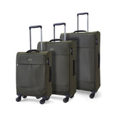 Rock Paris 3 Piece Softside Luggage Set